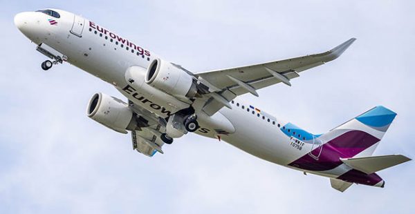 
La compagnie aérienne low cost Eurowings propose cet été un programme de vols estival comptant plus de 380 routes vers plus de