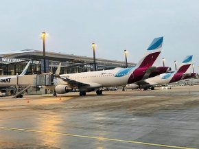 
Les pilotes de la compagnie aérienne low cost Eurowings mèneront demain une grève de 24 heures dans les aéroports allemands, 