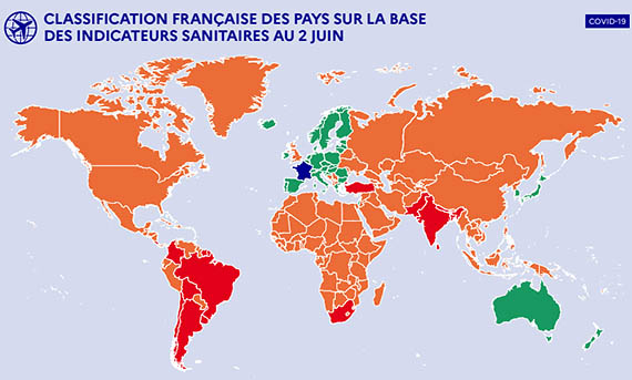 Frontières françaises : les mesures sanitaires par pays 1 Air Journal