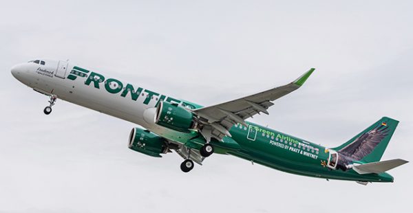 
La compagnie aérienne low cost Frontier Airlines a présenté  hier en Floride le premier des 156 Airbus A321neo attendus d