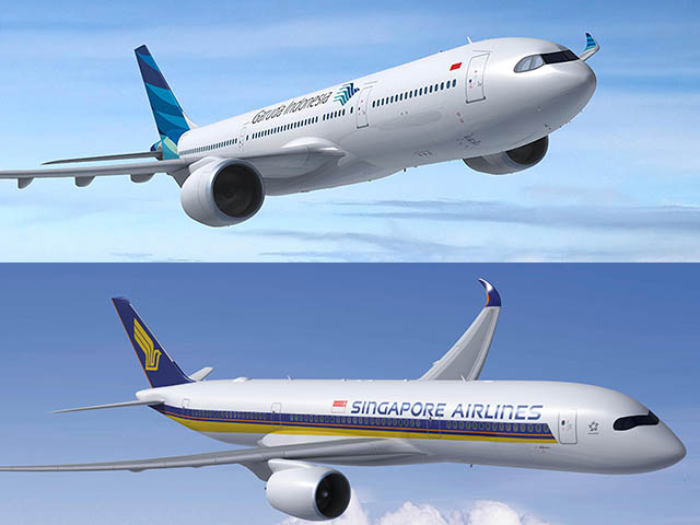 Singapore Airlines et Garuda Indonesia : plus de capacité via une coentreprise 4 Air Journal