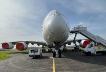 
Hi Fly a effectué un vol de convoyage transatlantique de l A380 de Global Airlines sur une distance de 5 000 milles marins, de M