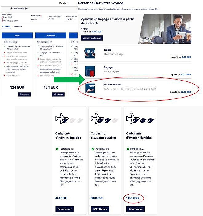 Greenwashing ? UFC-Que Choisir et d’autres attaquent 17 compagnies aériennes dont Air France 27 Air Journal