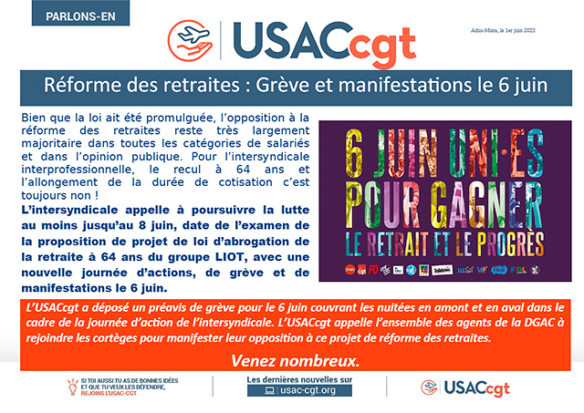 Grève du 6 juin : les annulations de vols reprennent 94 Air Journal