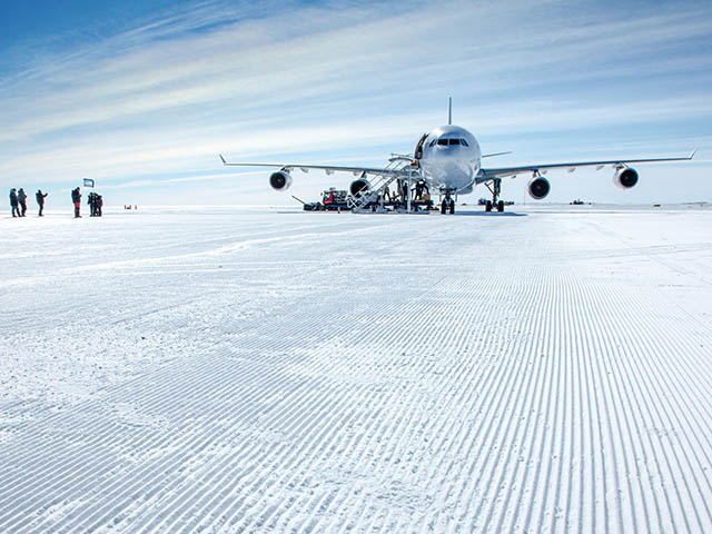 Historique : un Airbus A340 se pose en Antarctique (photos, vidéo) 14 Air Journal