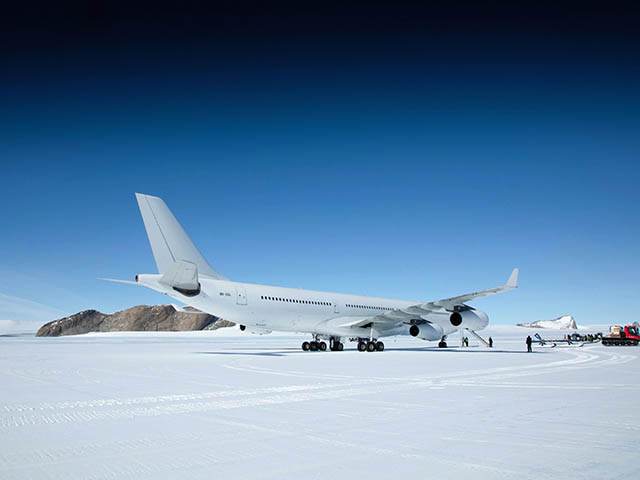 Historique : un Airbus A340 se pose en Antarctique (photos, vidéo) 15 Air Journal