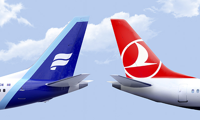Turkish Airlines et Icelandair partagent leurs codes