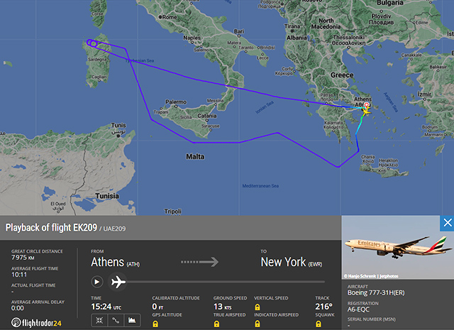 Passager suspect : deux vols d'Emirates impactés à Athènes 103 Air Journal