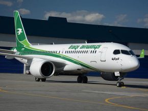 
La compagnie aérienne Iraqi Airways a reçu à Mirabel le premier des cinq Airbus A220-300, son arrivée et entrée en service e
