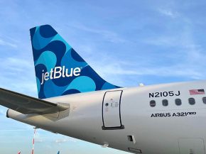 
JetBlue Airways, la première à avoir repris les vols réguliers entre les États-Unis et Cuba en 2016, peu après le rétabliss