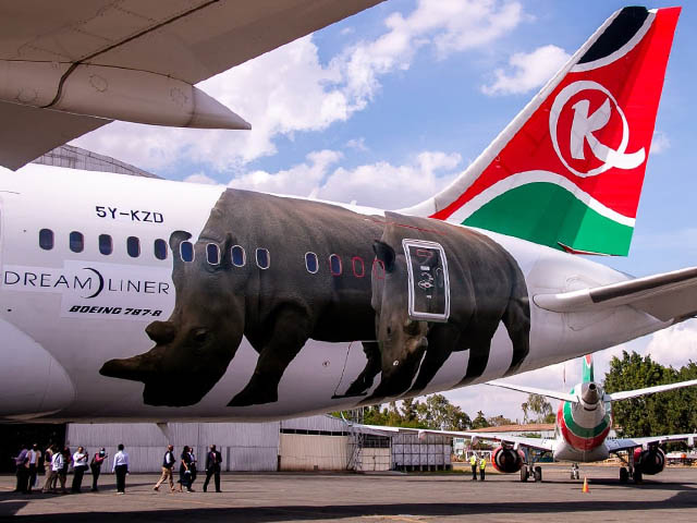 Livrées spéciales animaux pour Kenya Airways, Alaska Airlines