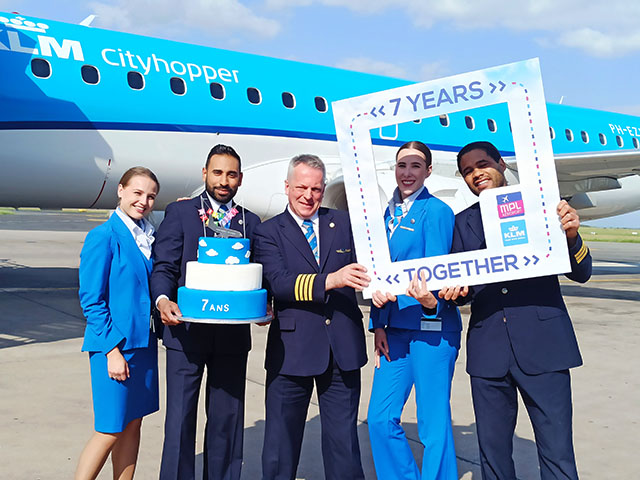 Montpellier fête 7 ans de présence de KLM