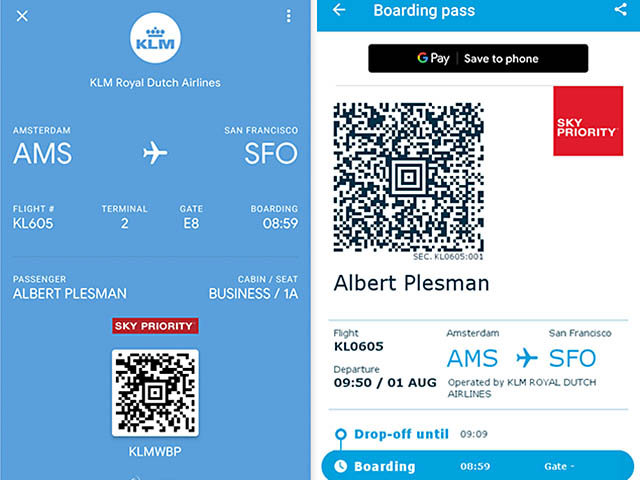 KLM ajoute Google Pay à son application mobile 1 Air Journal