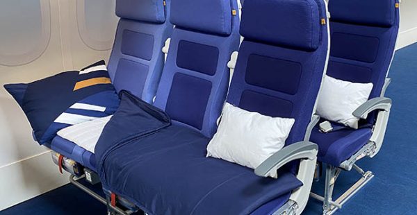 
La compagnie aérienne Lufthansa lance aujourd’hui son service   Sleeper’s Row », une offre commerciale permettan