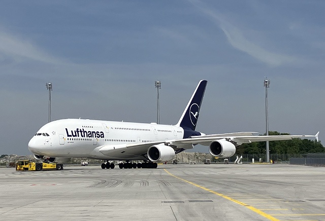 L’A380 de Lufthansa se pose à JFK 1 Air Journal