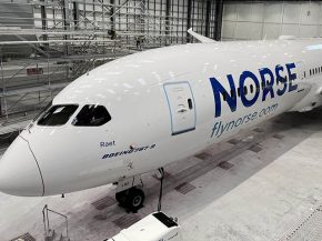 
Le premier Boeing 787-9 Dreamliner de la nouvelle compagnie aérienne low cost Norse Atlantic Airways est apparu au grand jour, t