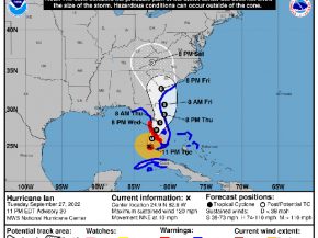 
Les aéroports de Tampa et Orlando figurent parmi ceux ayant décidé de fermer leurs pistes alors que l’ouragan Ian doit touch