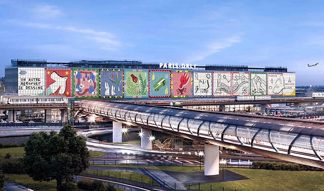 Paris-Orly : chantier de la gare avancé, fresque renouvelée 25 Air Journal