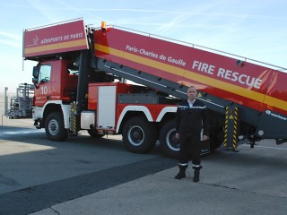 Vincent Robert, pompier à Roissy 59 Air Journal