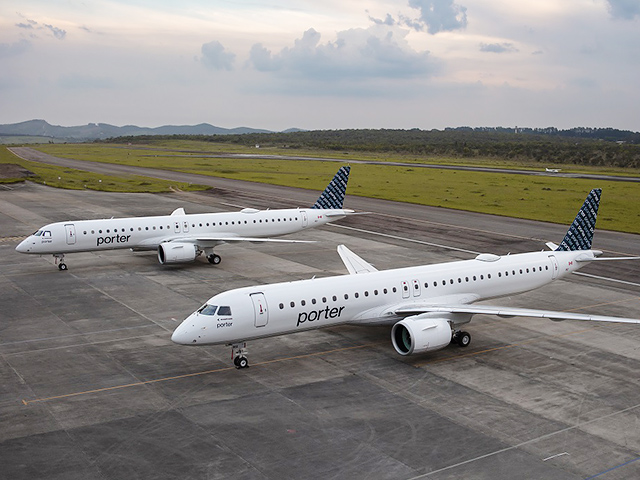 Canada : Porter Airlines tient ses deux premiers Embraer E195-E2 1 Air Journal