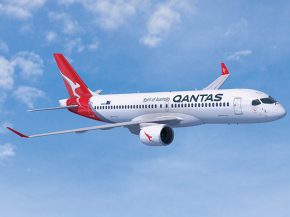 
La compagnie aérienne Qantas   préfère » les Airbus A220 et A321XLR, dont elle pourrait acquérir jusqu’à 134 e