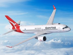 
Le groupe australien Qantas a finalisé une commande supplémentaire de neuf A220-300, ce qui porte son carnet de commandes pour 