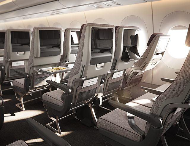 Qantas : cabines arrières pour l’A350-1000 et retour à New York 7 Air Journal