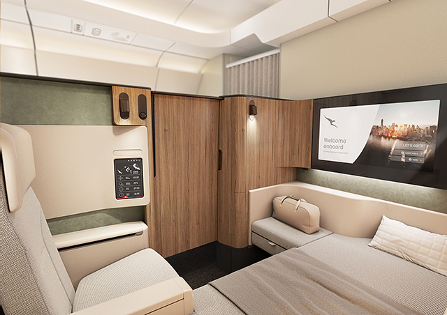 Projet Sunrise : Qantas dévoile les cabines de son futur A350-1000 (photos, vidéos) 25 Air Journal