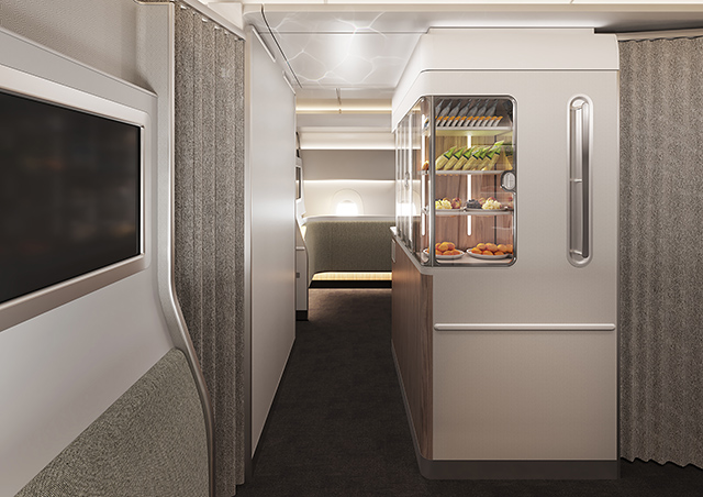 Qantas : cabines arrières pour l’A350-1000 et retour à New York 31 Air Journal