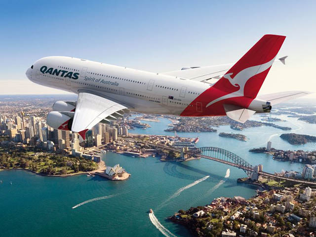 L’A380 de Qantas repart vers Hong Kong 1 Air Journal