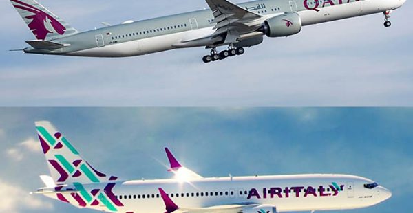 La compagnie aérienne Qatar Airways a dévoilé un accord de partage de codes avec Air Italy dont elle est actionnaire, afin d’