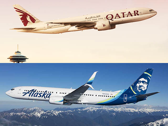 Partage de codes entre Alaska Airlines et Qatar Airways 1 Air Journal