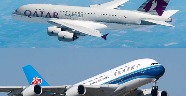 La compagnie aérienne Qatar Airways possède désormais 5% du capital de China Southern Airlines, capital dans lequel American Ai