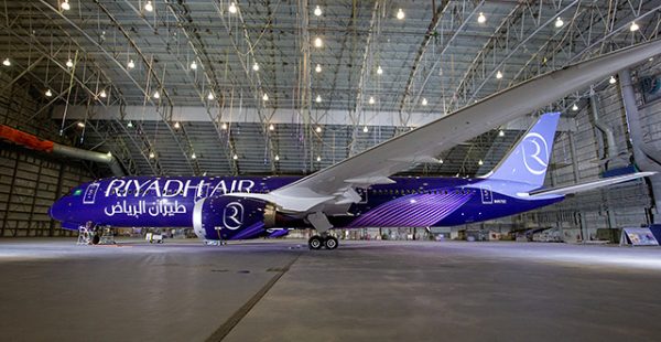 
La nouvelle compagnie aérienne Riyadh Air a dévoilé la semaine dernière sa livrée complète, arborant un Boeing 787-9 Dreaml