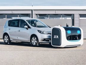 L’aéroport de Londres-Gatwick va tester pendant trois mois Stan, le robot voiturier de la société française Stanley Robotics