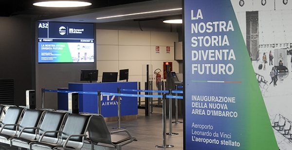 
La zone d’embarquement A de l’aéroport de Rome-Fiumicino s’agrandit avec une jetée de 25.000 m² entièrement rénovée, 
