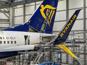 
La compagnie aérienne low cost Ryanair va installer des ailettes   split scimitars » au bout des ailes de ses plus de 400