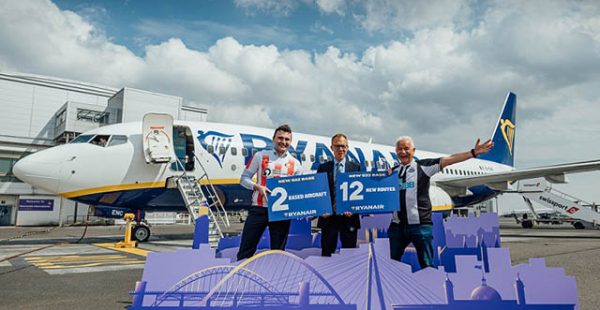 
La compagnie aérienne low cost Ryanair annonce pour l’été 2022 l’ouverture d’une base à l’aéroport de Newcastle en A
