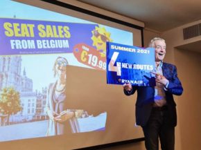 
Le programme d’été en Belgique de la compagnie aérienne low cost Ryanair compte 470 décollages par semaine sur 104 liaisons