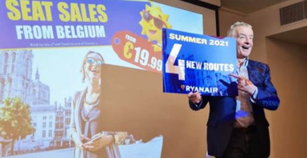 
Le programme d’été en Belgique de la compagnie aérienne low cost Ryanair compte 470 décollages par semaine sur 104 liaisons