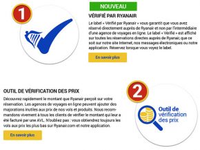 
La compagnie aérienne low cost Ryanair a lancé sur son site et son application un outil de vérification des prix et un label d