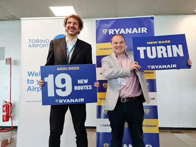 Ryanair in Turin: one base and 19 new features 1 Air Journal