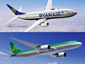 La compagnie aérienne Aer Lingus a annoncé avoir trouvé un accord permettant de proposer des correspondances réciproques avec 