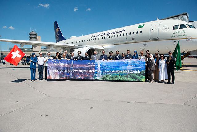 Saudia se pose à Zurich 19 Air Journal