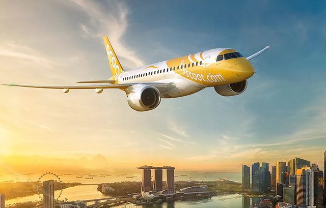 Singapour : la low cost Scoot loue neuf Embraer E2 1 Air Journal