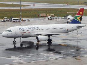 
La compagnie aérienne South African Airways nie tout impact potentiel sur les opérations, après un avertissement du régulateu