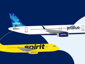 
JetBlue est prêt à rendre les vols plus chers si sa fusion avec Spirit Airlines n est pas bloquée par le ministère de la Just