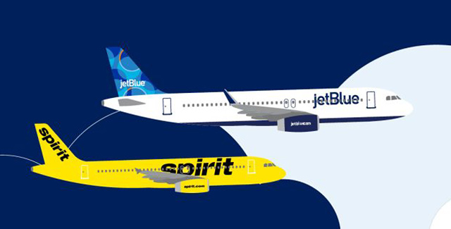 États-Unis : Jetblue Airways et Spirit Airways font appel du blocage de leur fusion 6 Air Journal
