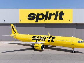 
La compagnie aérienne ultra low cost Spirit Airlines a reçu la semaine dernière le premier des 32 Airbus A321neo attendus.
Pri