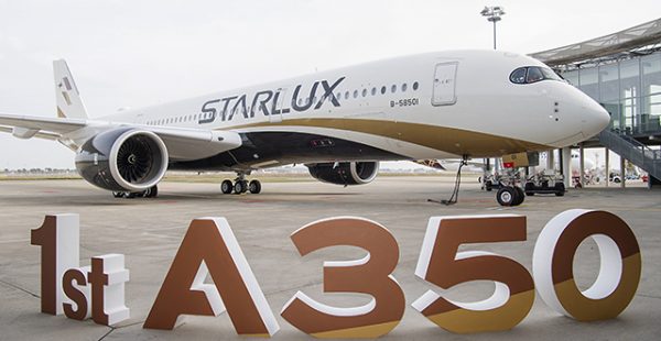 
La compagnie aérienne StarLux Airlines a pris possession du premier des 18 Airbus A350-900 commandés, l’appareil s’envolant